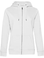 B&C QUEEN Zipped Dámská mikina s kapucí white model 22536223 B&C QUEEN Zipped Dámská mikina s kapucí white model 22536223