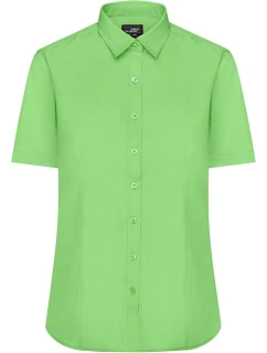 JN 679 Popelínová halenka s krátkým rukávem model 22488246 lime green - Daiber