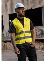 – Jednoduchá bezpečnostní vesta yellow model 22473503 - Korntex – Jednoduchá bezpečnostní vesta yellow model 22473503 - Korntex