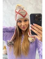 Dámská klapka na uši Eunika model 18751839 - K-Fashion Dámská klapka na uši Eunika model 18751839 - K-Fashion