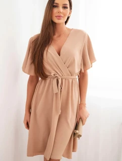 Šaty so skladaným výstrihom fango