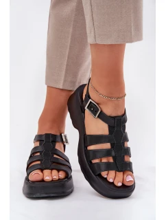 Dámské Sandály  Černé model 21695836 - Zaxy