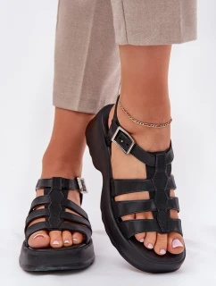 Dámské Sandály  Černé model 21695836 - Zaxy