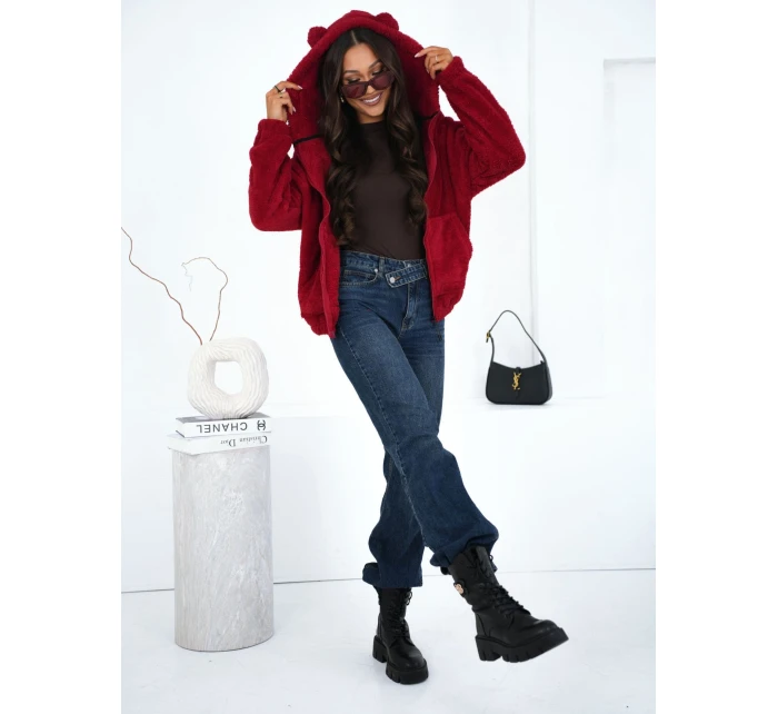 Blúzka CS BL BT1030.00P tmavo červená