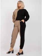 Súprava EM KMPL 639.88 čierna a béžová