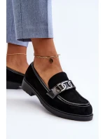 Dámské semišové mokasíny model 21652854 - S.Barski Dámské semišové mokasíny model 21652854 - S.Barski