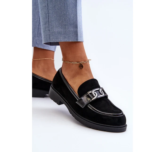 Dámské semišové mokasíny model 21652854 - S.Barski Dámské semišové mokasíny model 21652854 - S.Barski