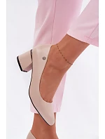 Lodičky na podpätku Vinceza Beige Lodičky na podpätku Vinceza Beige