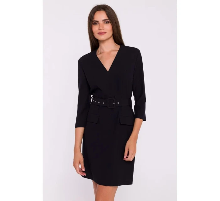 Dámské šaty model 21291532 Černá - STYLOVE