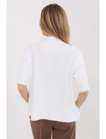 Svetr s krátkým rukávem model 222580 Italy Moda Svetr s krátkým rukávem model 222580 Italy Moda