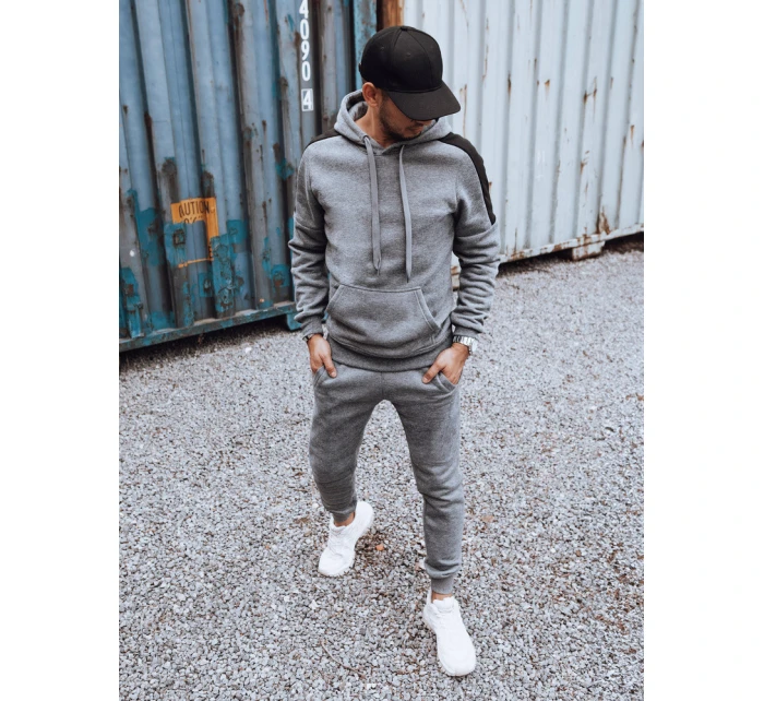 Pánské světle šedé tepláky Dstreet model 21979914 - FashionStreet Pánské světle šedé tepláky Dstreet model 21979914 - FashionStreet