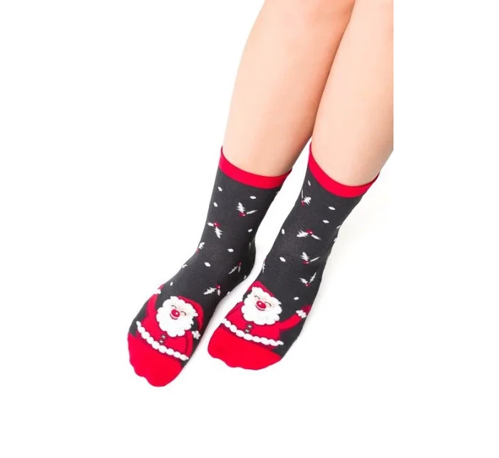 Dámské vánoční ponožky model 21327638 3540 - Steven Dámské vánoční ponožky model 21327638 3540 - Steven