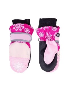 YOCLUB REN-0312G Dievčenské lyžiarske rukavice