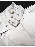 Dámska tenká bunda s vetrovým golierom Goodlookin Light Beige (P3-6302-12) Dámska tenká bunda s vetrovým golierom Goodlookin Light Beige (P3-6302-12)