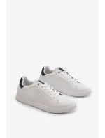 Niskie Trampki Męskie Eko Skóra Big Star NN174282 Białe