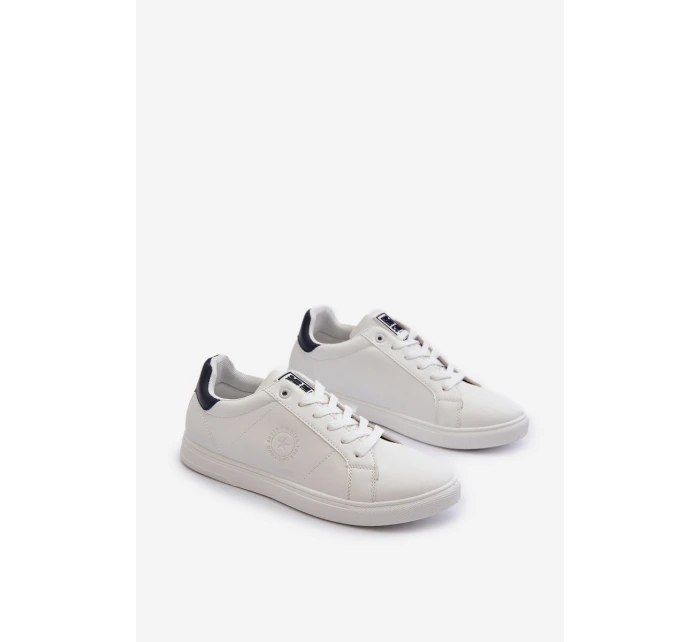 Niskie Trampki Męskie Eko Skóra Big Star NN174282 Białe