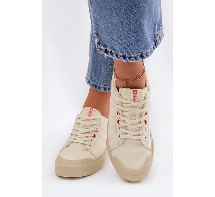 Dámské tenisky Big Star NN274445 Memory Foam System Béžové