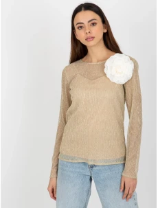 Dámska blúzka a top LK KMPL 506635.54P béžová - FPrice