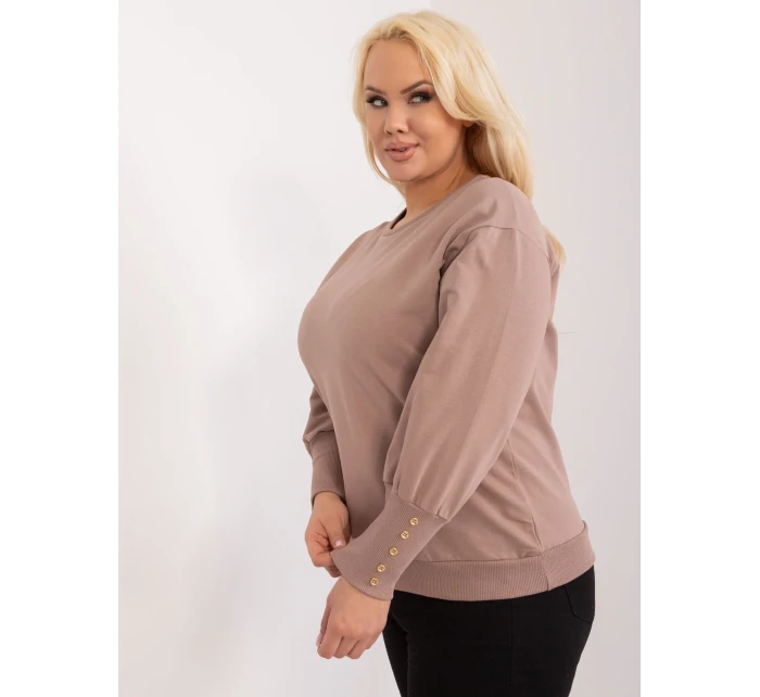Bluzka RV BZ model 19755244 ciemny bezowy - FPrice