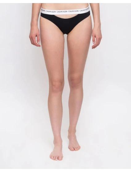Spodný diel plaviek KW0KW00658-BEH čiernobiela - Calvin Klein