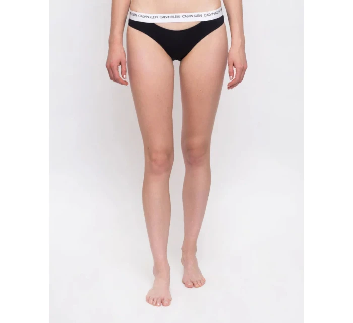 Spodný diel plaviek KW0KW00658-BEH čiernobiela - Calvin Klein