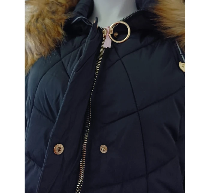 Dámska zimná bunda W703 čierna - MHM