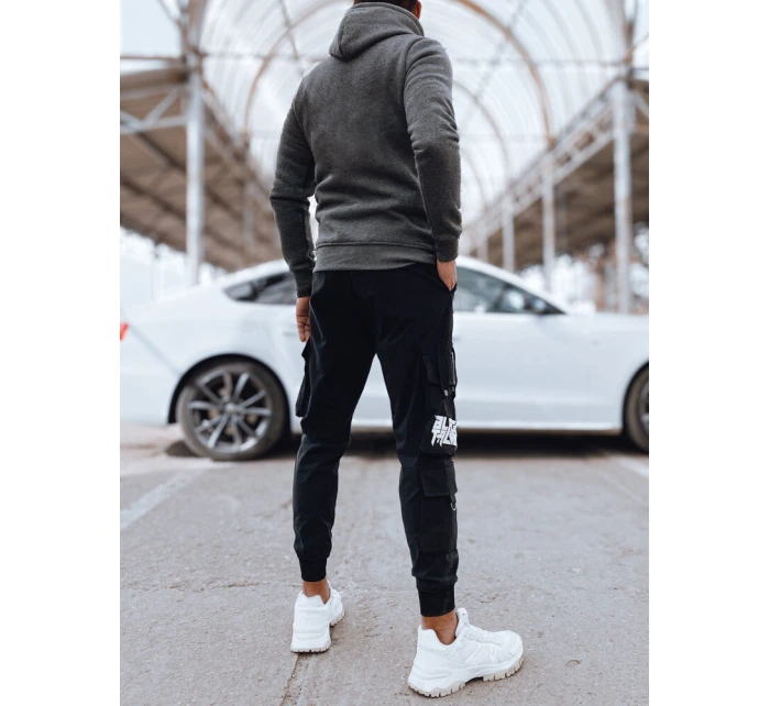 Pánská antracitová mikina s kapucí Dstreet model 21976078 - FashionStreet