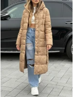Dámský zimní kabát velbloudí Dstreet model 21994716 - FashionStreet