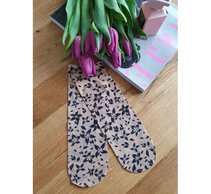 Dámske vzorované ponožky Magnetism lycra 20 den