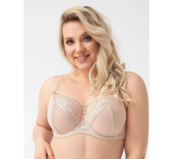 Mäkká dámska podprsenka soft Gorsenia K 496 Paradise Béžová Mäkká dámska podprsenka soft Gorsenia K 496 Paradise Béžová