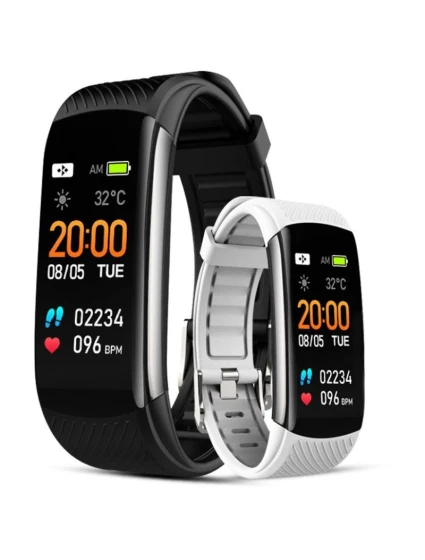 GIEWONT Smart hodinky čierno-biele 2 prúžky GW200-2 GIEWONT Smart hodinky čierno-biele 2 prúžky GW200-2