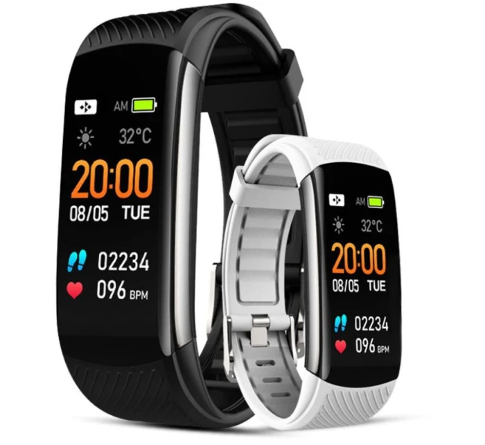 GIEWONT Smart hodinky čierno-biele 2 prúžky GW200-2 GIEWONT Smart hodinky čierno-biele 2 prúžky GW200-2