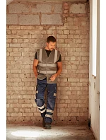 HVW 120 HiVis síťovaná bezpečnostní vesta model 22502231 grey - Yoko