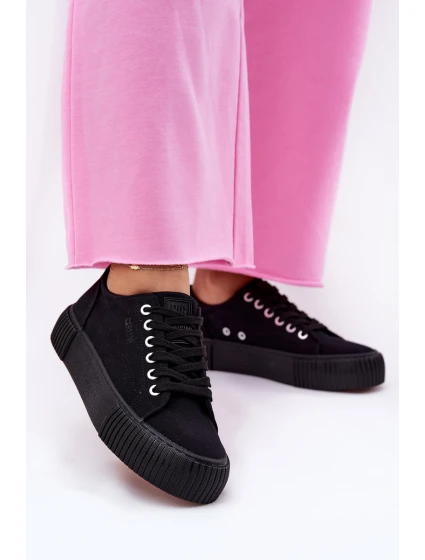 Dámské Textilní Tenisky Big Star model 21692039 Černé - Big Star Shoes