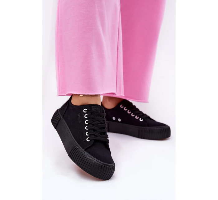 Dámské Textilní Tenisky Big Star model 21692039 Černé - Big Star Shoes