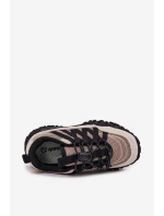Sneakersy Dziecięce Ze Ściągaczem Beżowe Nanelita Sneakersy Dziecięce Ze Ściągaczem Beżowe Nanelita