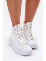Vysoké Dámské Tenisky model 21694008 Bílé - Lee Cooper