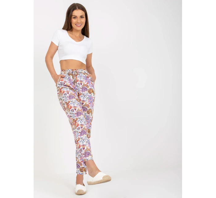 Nohavice D73771M61869M svetlo fialové