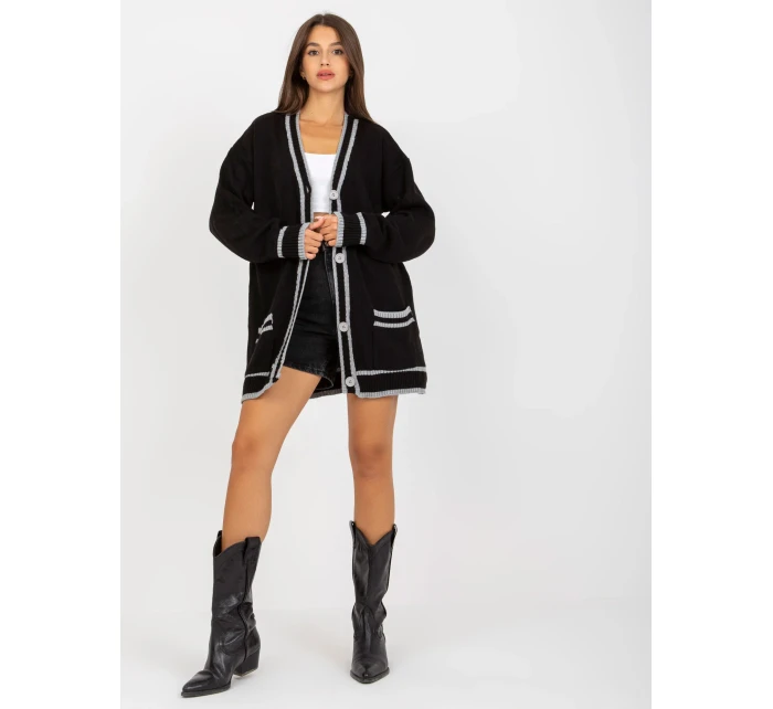 Dámsky sveter LC SW 0333 čierny