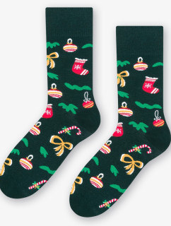 Dámske vzorované vianočné ponožky 078