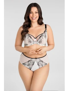 Měkká dámská podprsenka soft K model 20122435 Black & White - Gorsenia