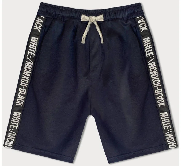 Tmavomodré pánske kraťasy (8K933-25)