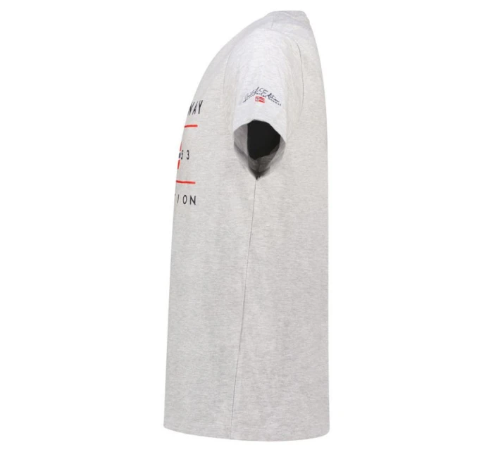 Geografické Norsko DB 254 M šedé tričko model 21179703 - Geographical Norway