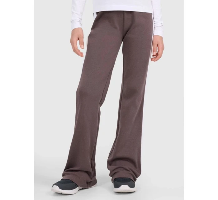 Dievčenské tepláky s rozšírenými nohavicami 4F 4FJRAW25TTROF1599-51S