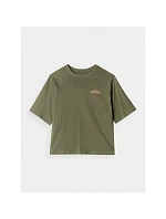 Dámske tričko oversize s potlačou 4F 4FRAW24TTSHF2583-43S