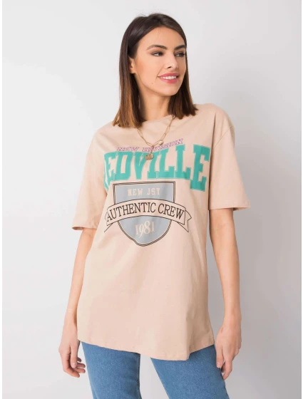 Tričko 327 TS 6390.69 béžová