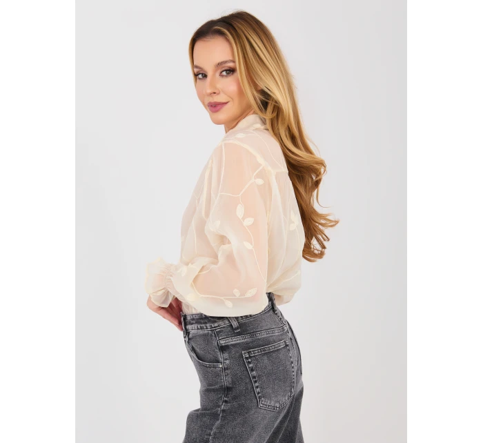 Košeľa LK KS 510104.98 béžová