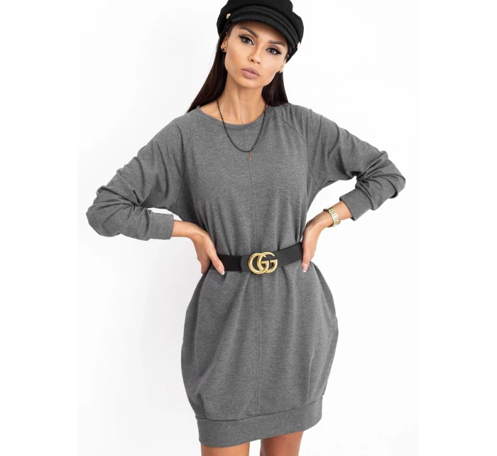 Šaty RV TU 5184.93P tmavo šedá