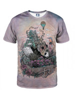 Aloha From Deer Land Of Sleeping Giant T-Shirt TSH AFD450 Violet
