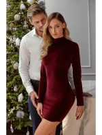 Dámské šaty model 21080756 Bordó - Moe Dámské šaty model 21080756 Bordó - Moe